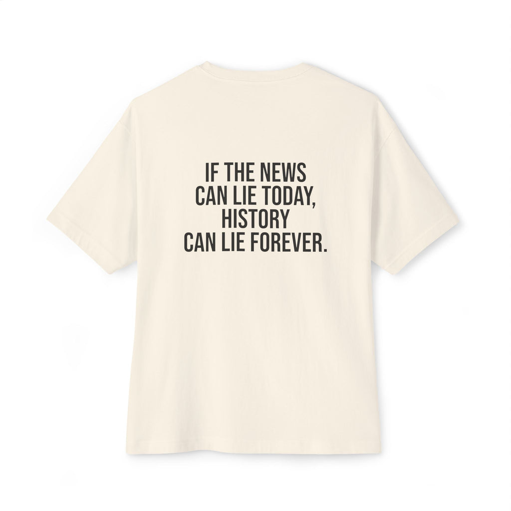 Manipulated Media Oversized Tee - System Exposed Collection