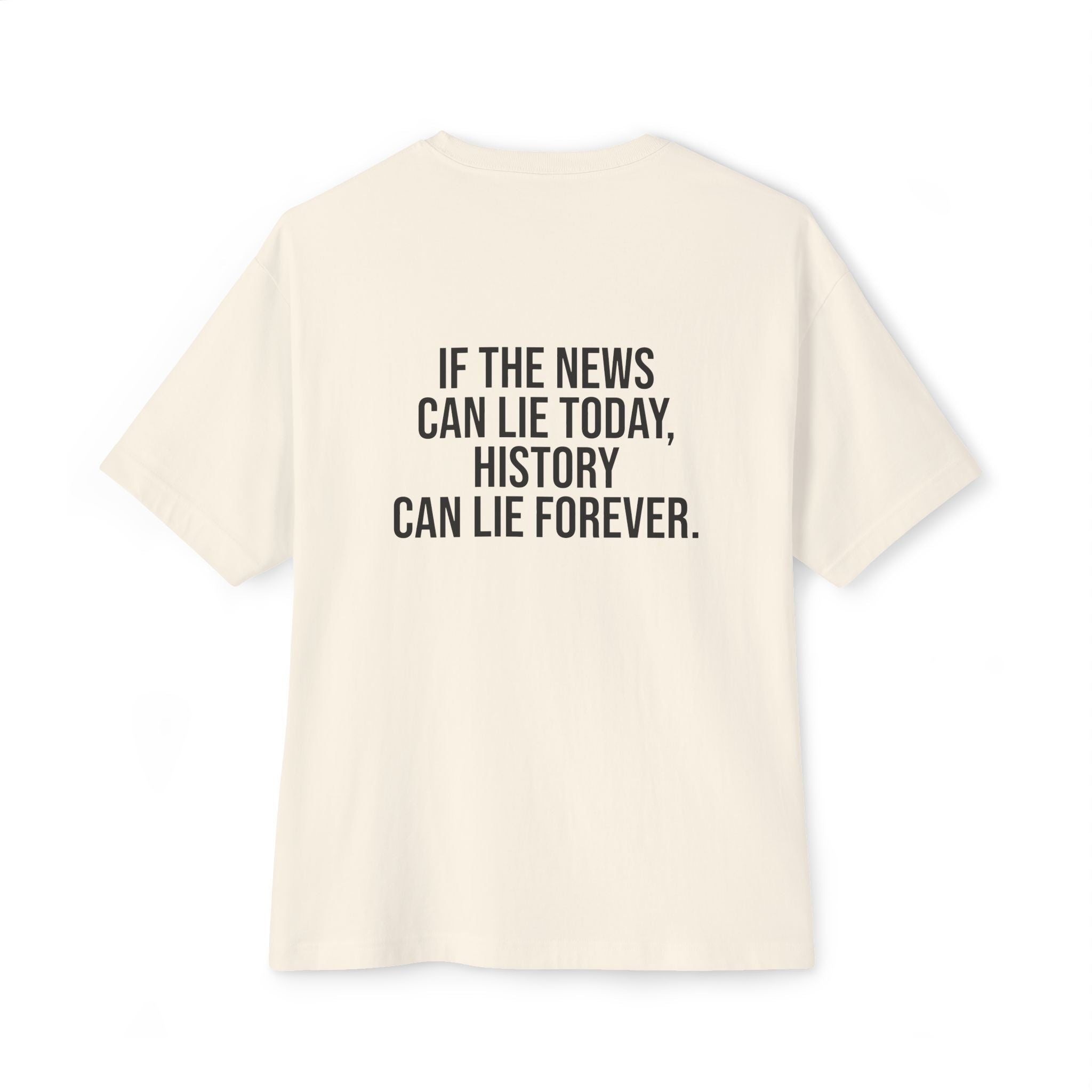 Manipulated Media Oversized Tee - System Exposed Collection