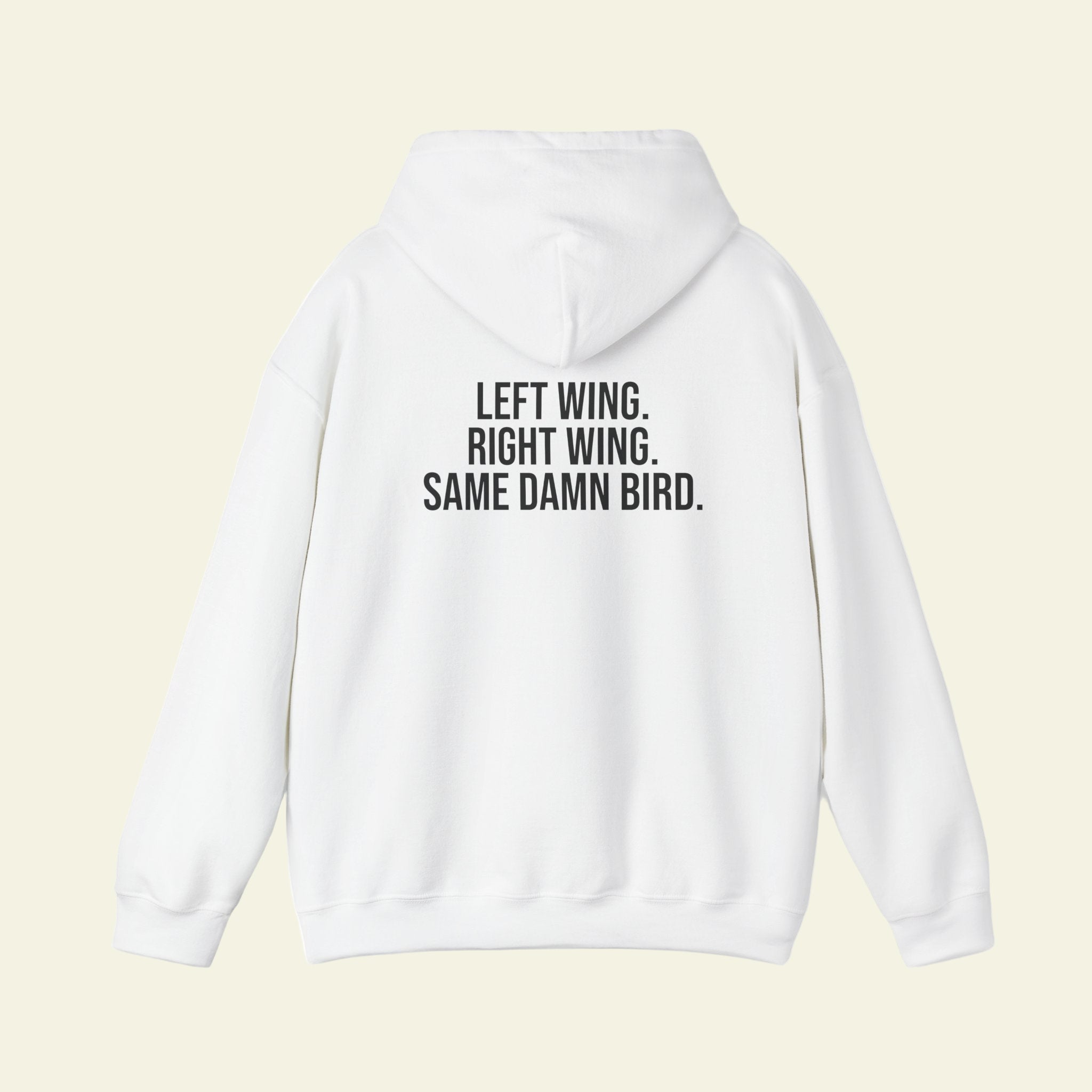 SAME DAMN BIRD - Flagged Collection Heavy Hoodie
