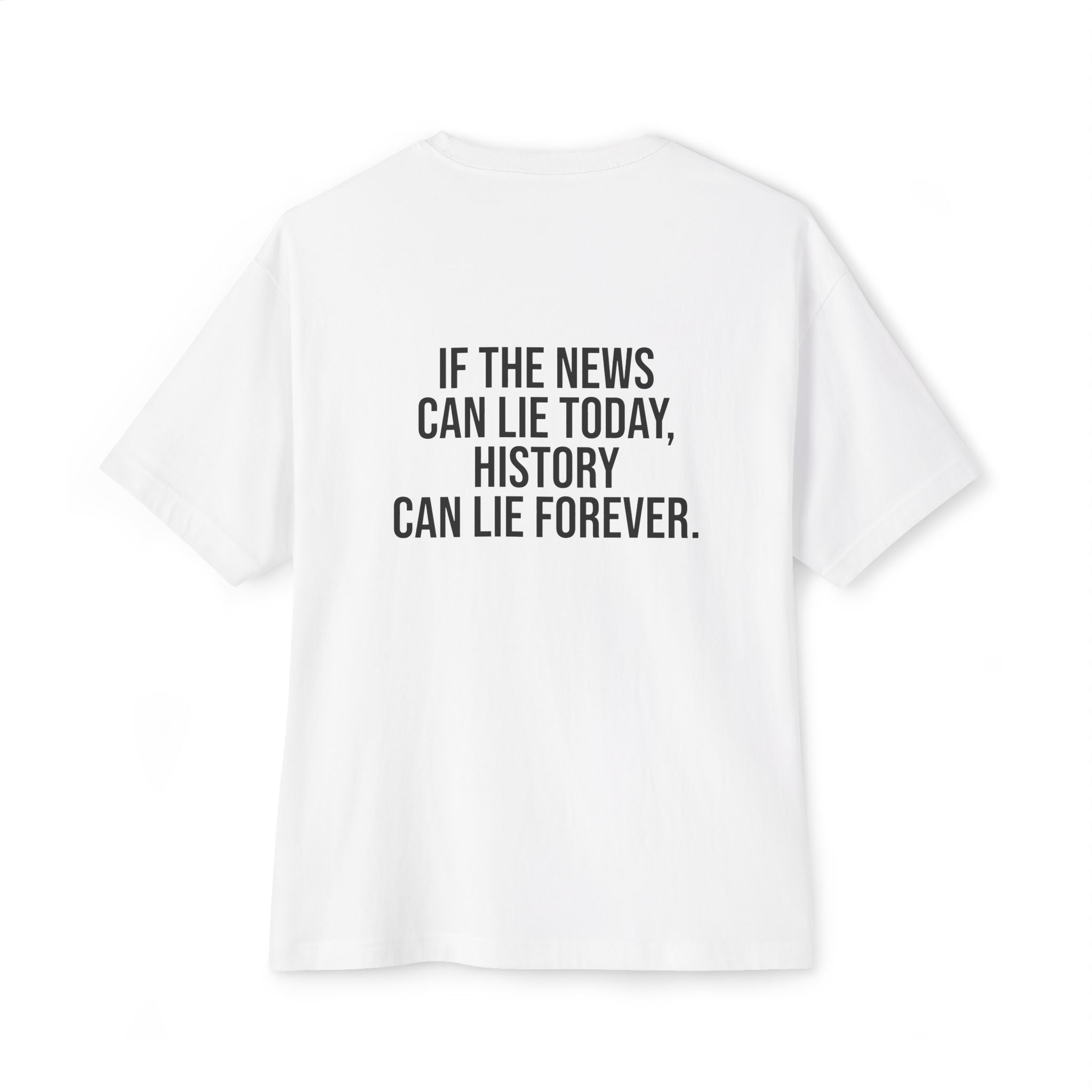 Manipulated Media Oversized Tee - System Exposed Collection