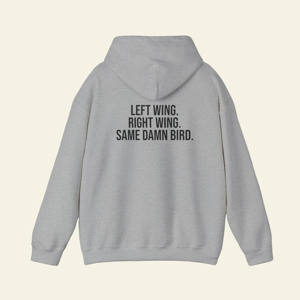 SAME DAMN BIRD - Flagged Collection Heavy Hoodie